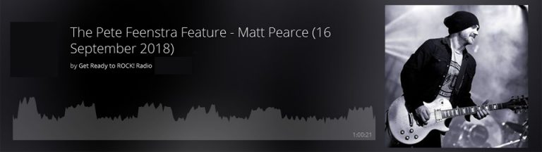 Pete Feenstra’s Interview With Matt Pearce – September 2018